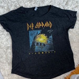 def leppard band t-shirt